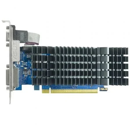 Asus Tarjeta Gráfica GeForce GT 710 2GB GDDR5 EVO - Refrigeración Pasiva 0 dB, Perfil Bajo, 3 Salidas (HDMI, DVI, VGA), PCIe 2.0, Modelo 90YV0ALA-M0NA00 Asus Tarjeta Gráfica GeForce GT 710 2GB GDDR5 EVO - Refrigeración Pasiva 0 dB, Perfil Bajo, 3 Salidas (HDMI, DVI, VGA), PCIe 2.0, Modelo 90YV0ALA-M0NA00